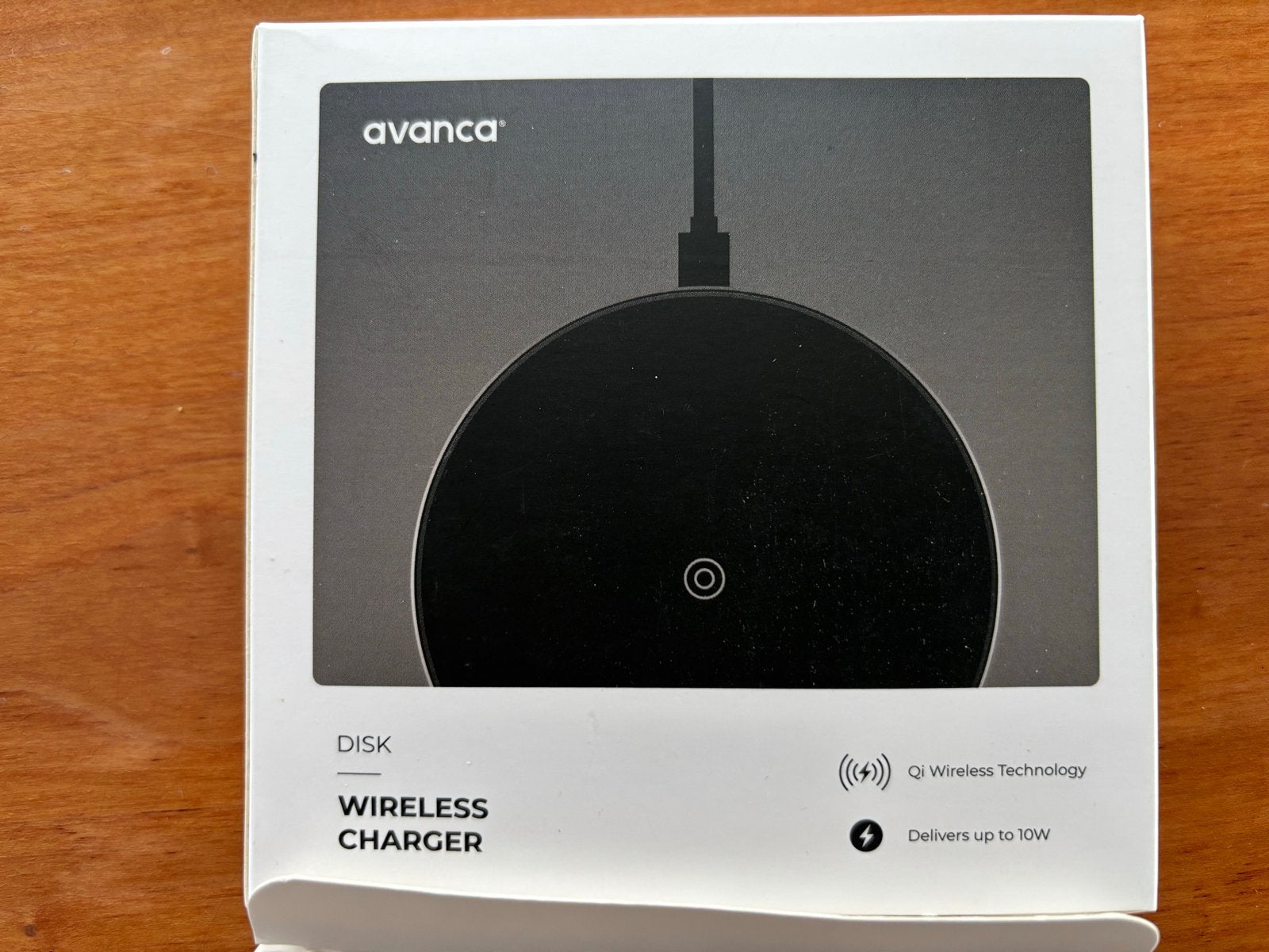 Avanca Draadloze Oplader Disk - Qi Wireless Charger 10W, Universeel, Draadloze oplader, Micro-USB, Ophalen of Verzenden