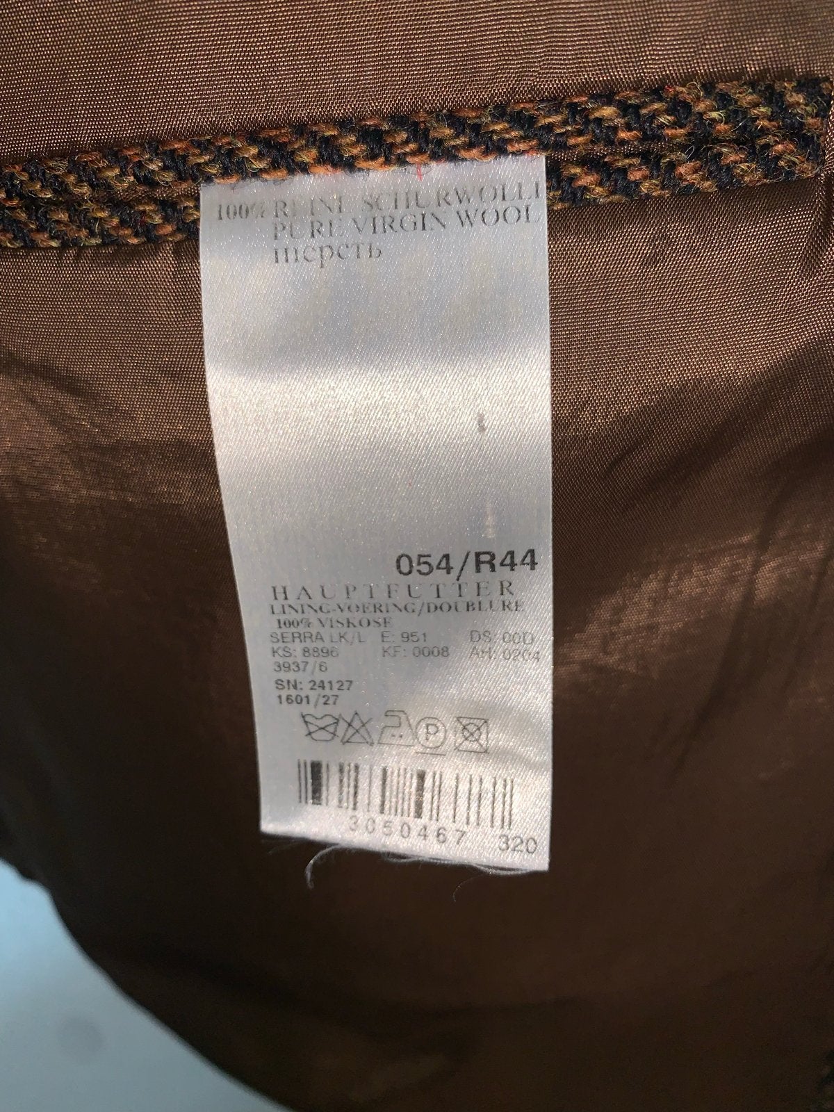 Harris Tweed Colbert - Bruin visgraatpatroon maat 54, Ophalen of Verzenden, Zo goed als nieuw, Maat 52/54 (L), Bruin