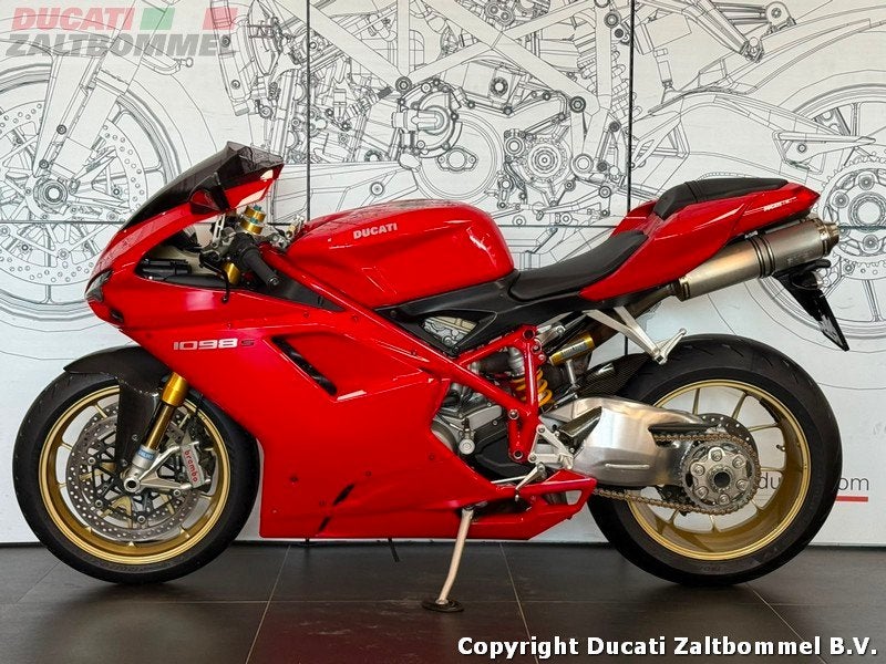 Ducati 1098 S (bj 2008), Motoren, 1099 cc, Meer dan 35 kW, Overig, Gebruikt