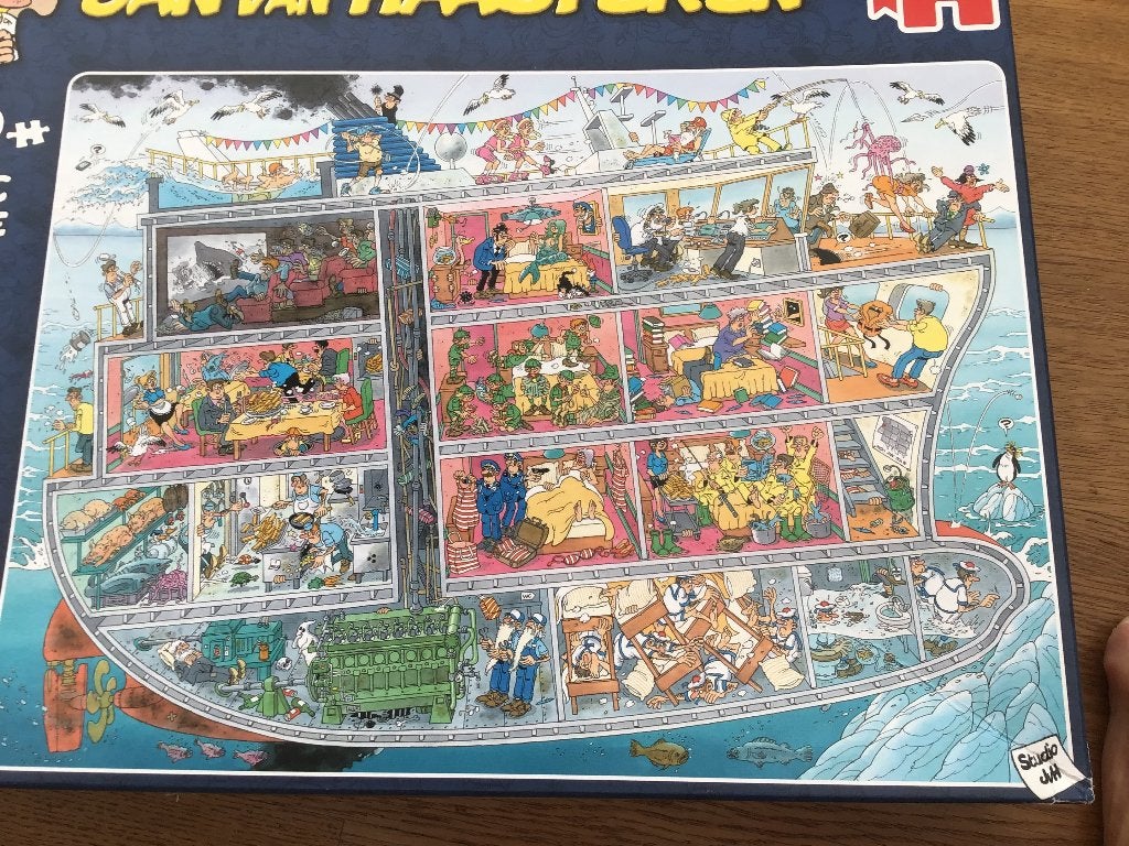 Jan van Haasteren, Ophalen, 500 t/m 1500 stukjes, Gebruikt, Legpuzzel
