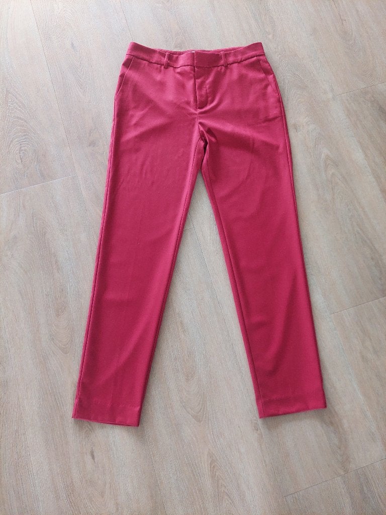 MNG Mango wijn rode pantalon maat 38 dames NIEUW, Maat 38/40 (M), Mango, Nieuw, Ophalen of Verzenden