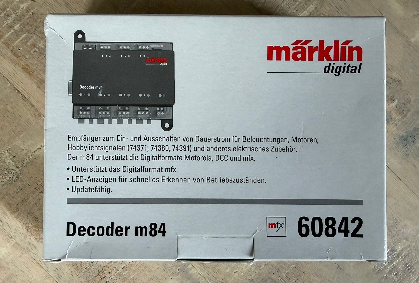 Märklin 60842 Decoder m84, Nieuw, Ophalen of Verzenden, Märklin, Transformator of Voeding