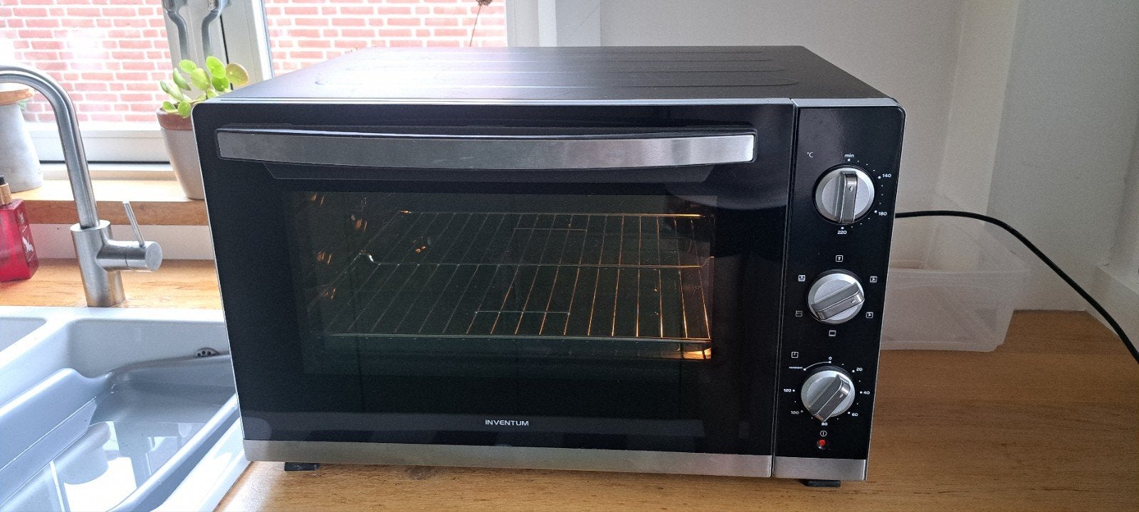 Inventum OV606CS/02 Heteluchtoven - in zeer goede staat, Witgoed en Apparatuur, Ovens, Ophalen, 45 tot 50 cm, Hete lucht, Inventum
