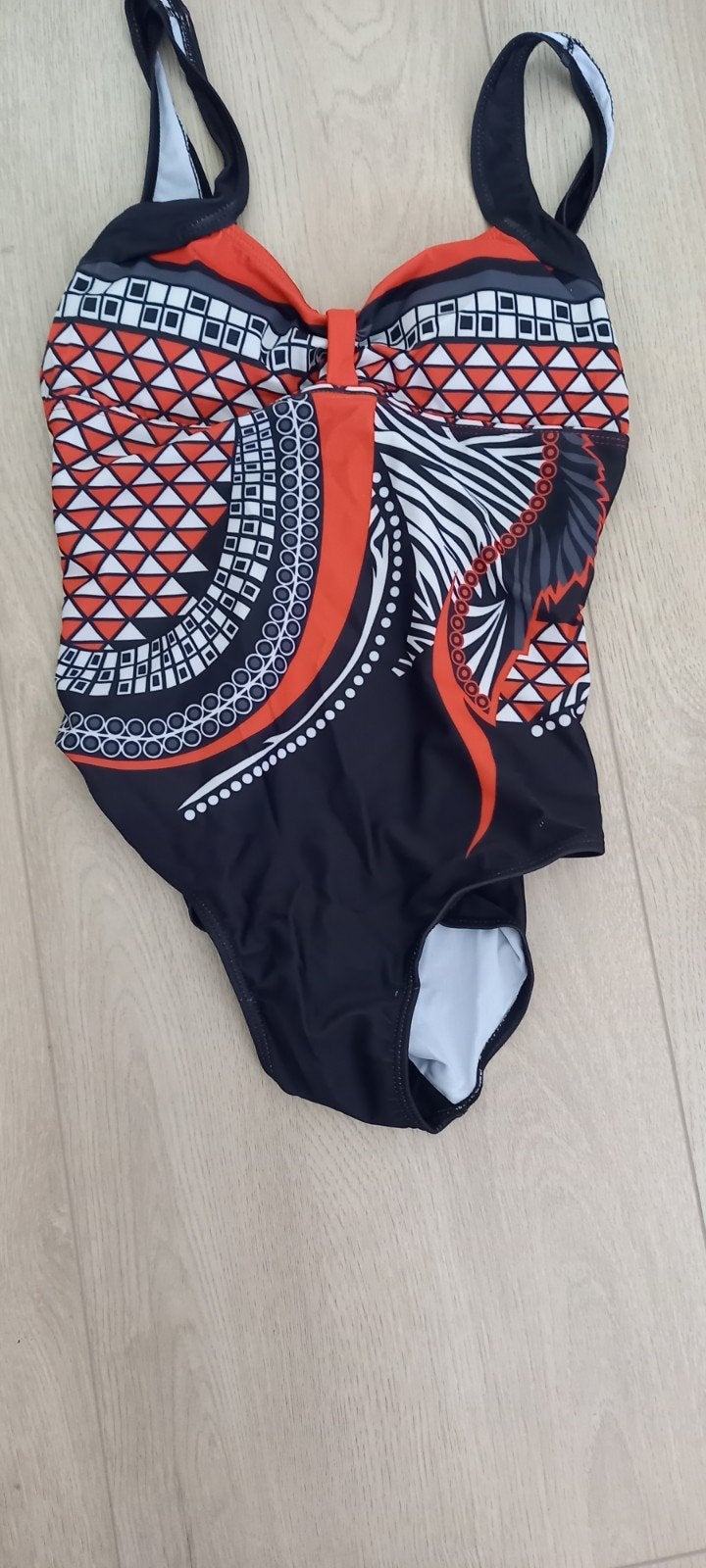 Badpak corigerend met opvallende print, Ophalen of Verzenden, Zo goed als nieuw, Meerkleurig, Badpak