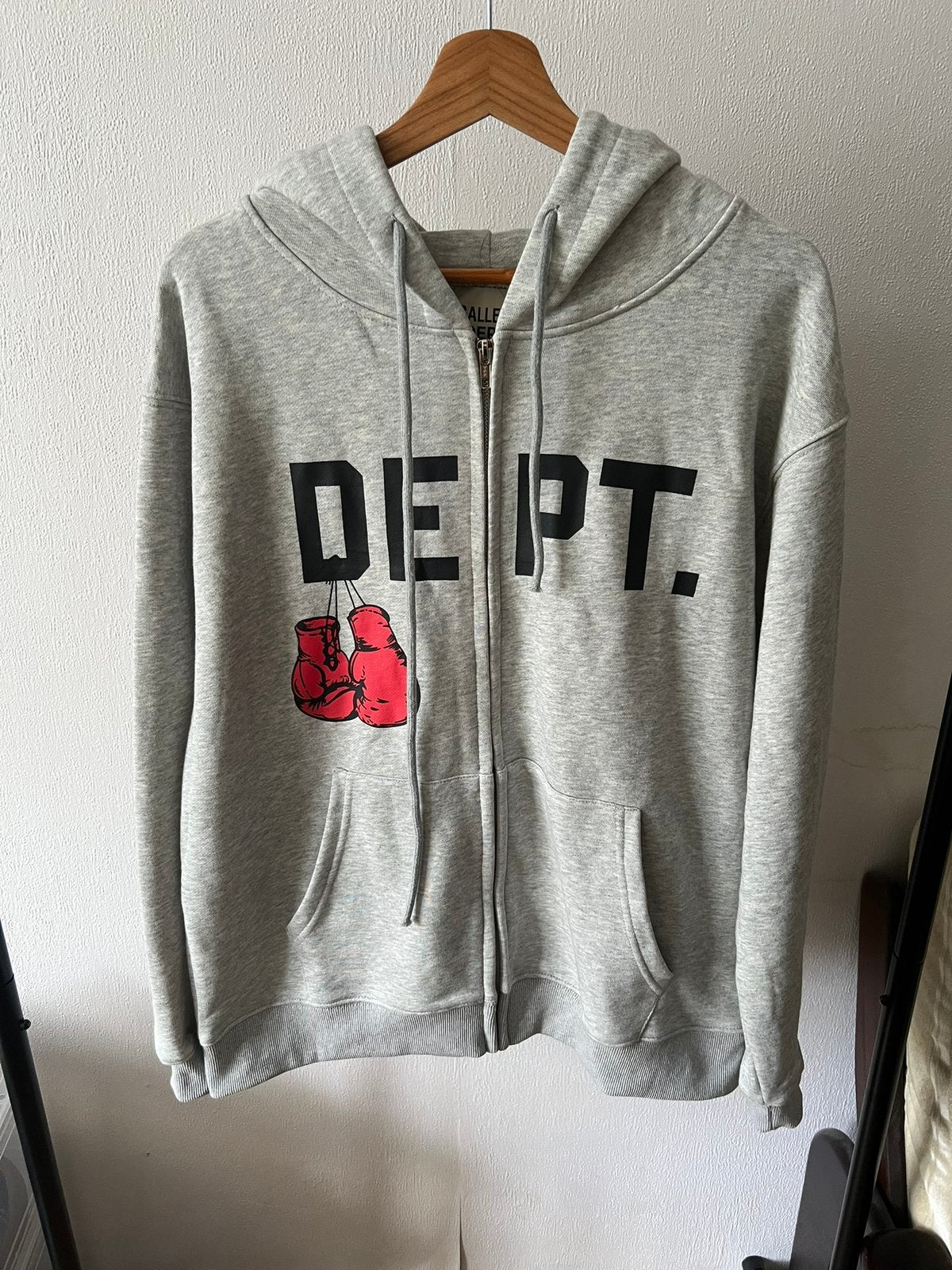 Gallery dept boxing zipup hoodie, Ophalen of Verzenden, Zo goed als nieuw, Grijs