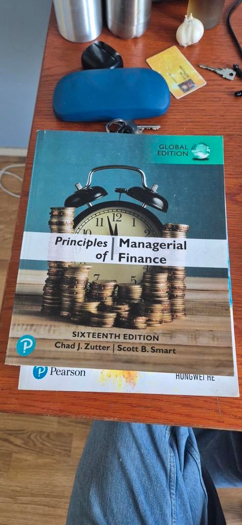 Principles of Managerial Finance - Zutter & Smart, Boeken, Ophalen, Zo goed als nieuw, Economie en Marketing, Chad J. Zutter | Scott B. Smart