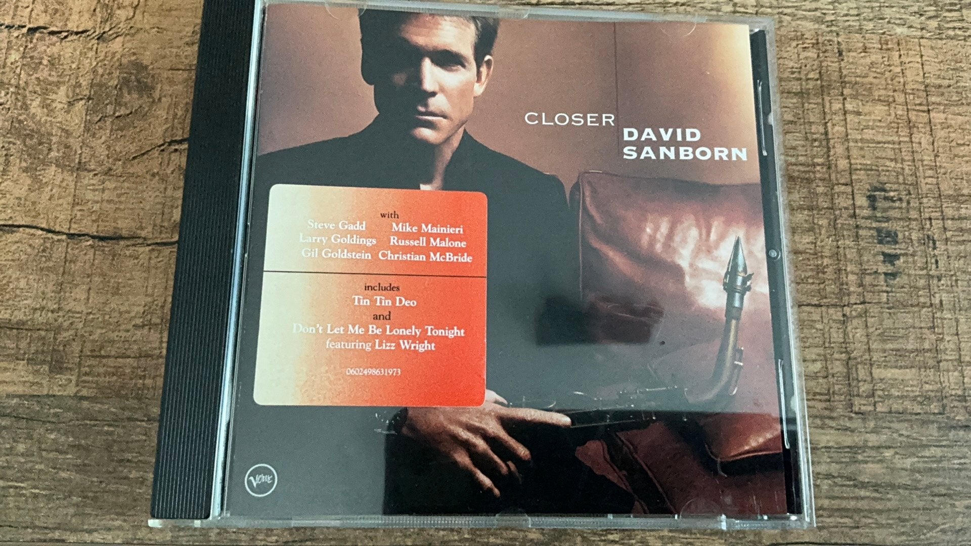 David Sanborn, Closer, cd, Ophalen of Verzenden, Zo goed als nieuw, Jazz
