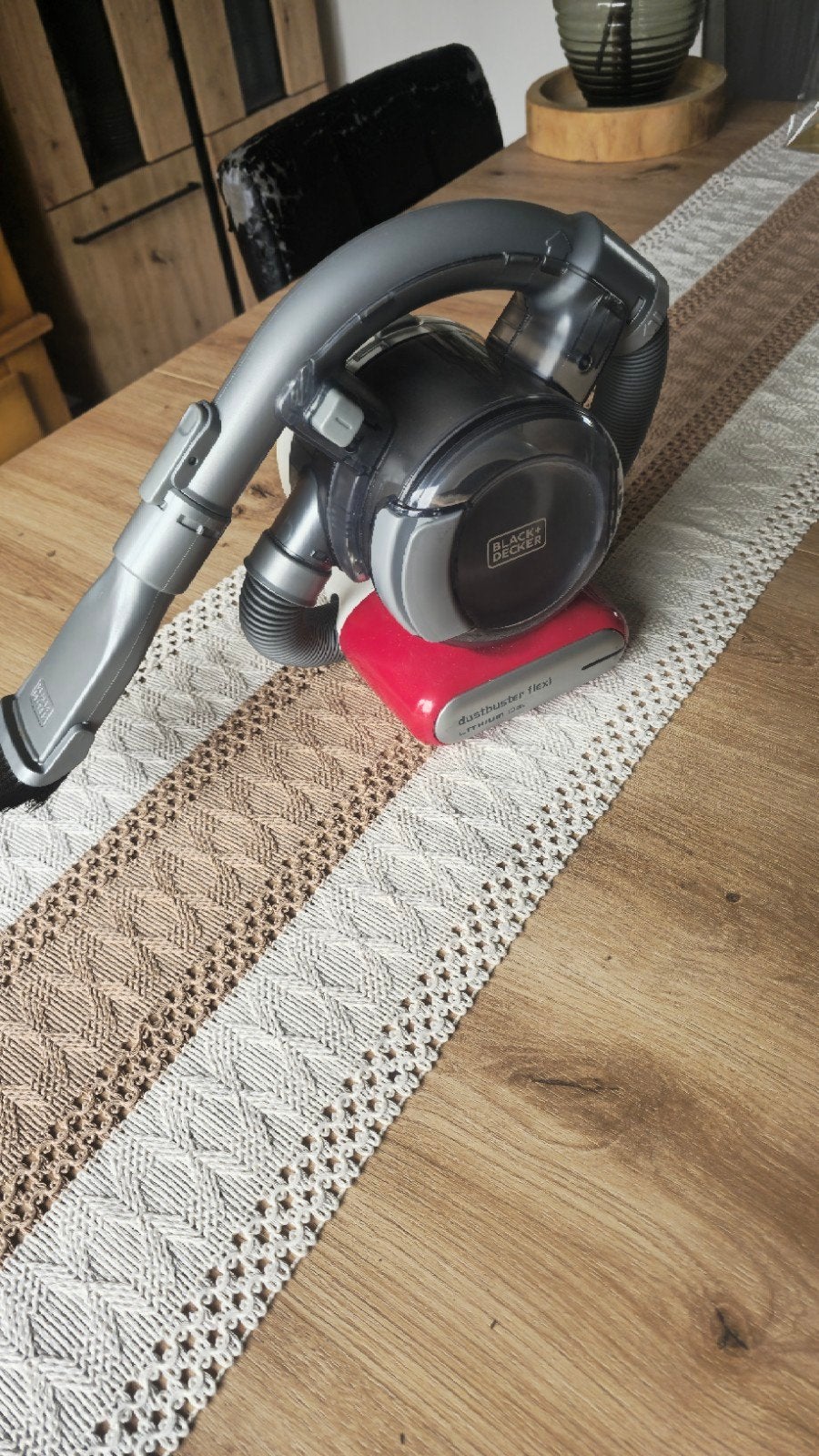 Black+Decker Dustbuster Flexi kruimeldief met slang, Witgoed en Apparatuur, Overige merken, Gebruikt, Kruimeldief, Draadloos