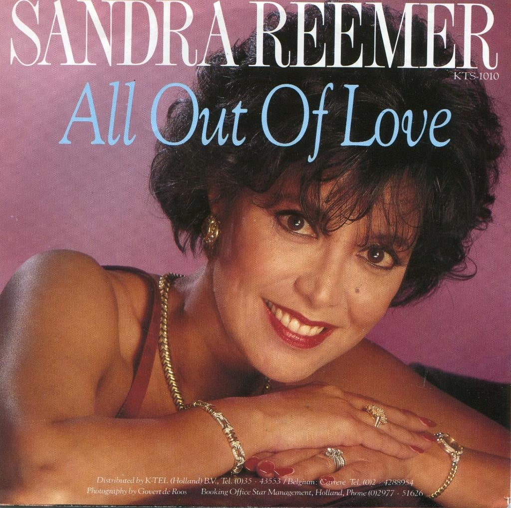 SANDRA REEMER  -  All out of love, Gebruikt, 7 inch, Pop, Single