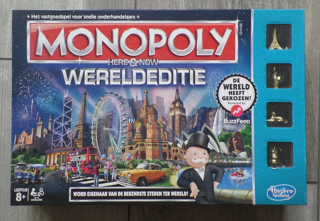 Spel Monopoly Wereldeditie, Hobby en Vrije tijd, Gezelschapsspellen | Bordspellen, Vijf spelers of meer, Ophalen of Verzenden
