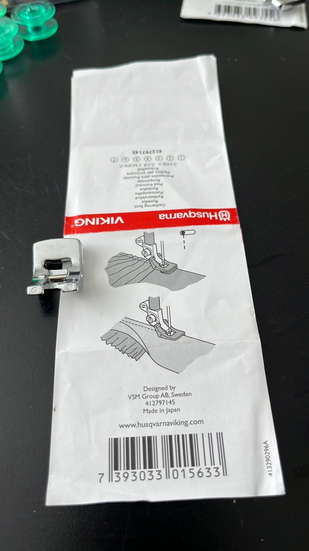 Husqvarna rimpelvoet origineel, Ophalen of Verzenden, Naaimachine, Husqvarna