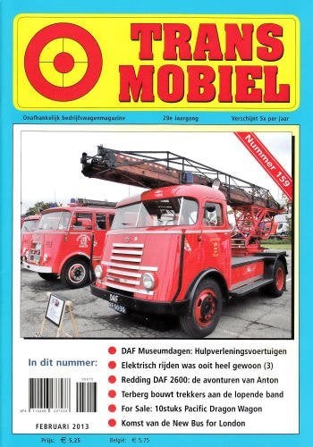 Transmobiel jaargang 2013: nr. 159, 160, 161, 162, 163, Boeken, Ophalen of Verzenden, Nieuw, Overige merken