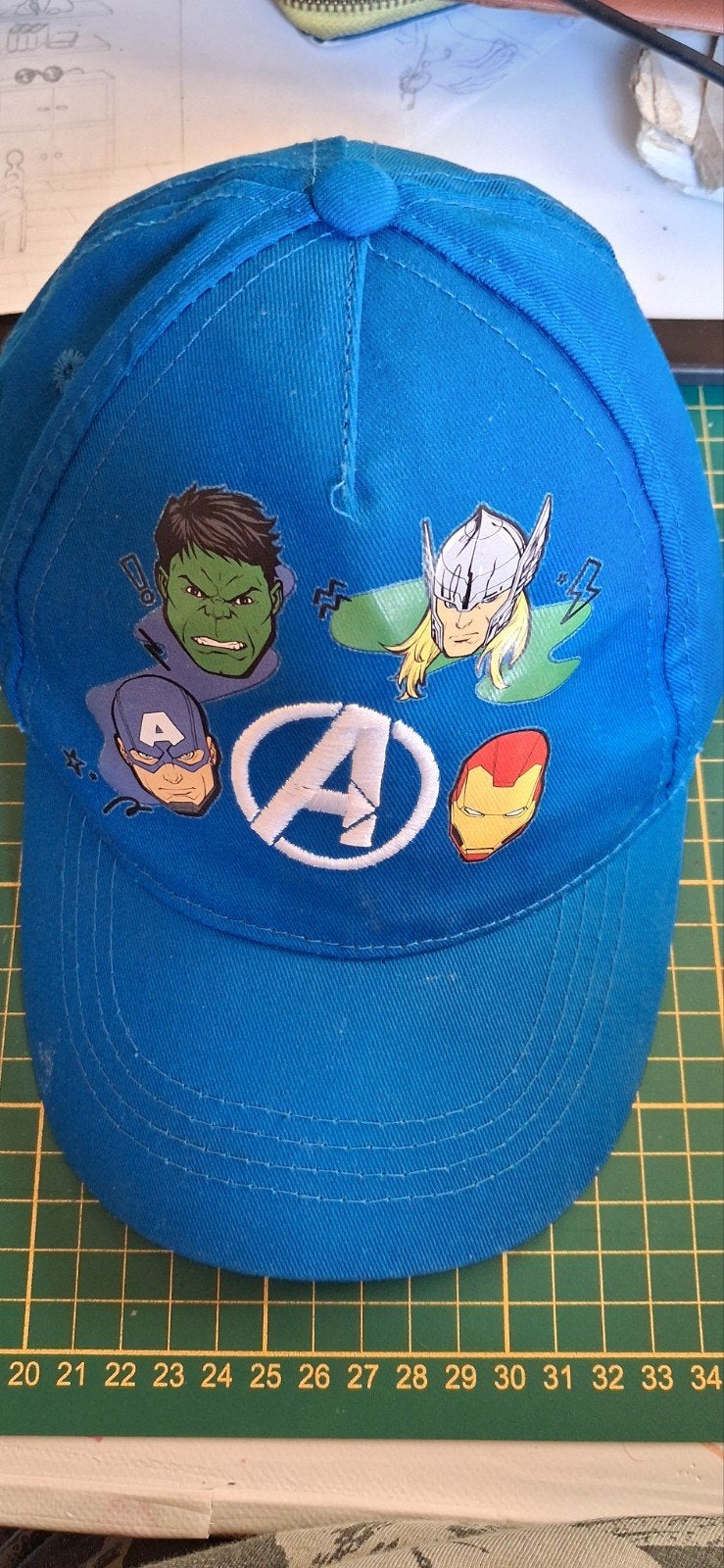Marvel Avengers kinderpet, Kinderen en Baby's, Kinderkleding | Petten en Hoeden, Ophalen of Verzenden, 104 of kleiner, Jongen
