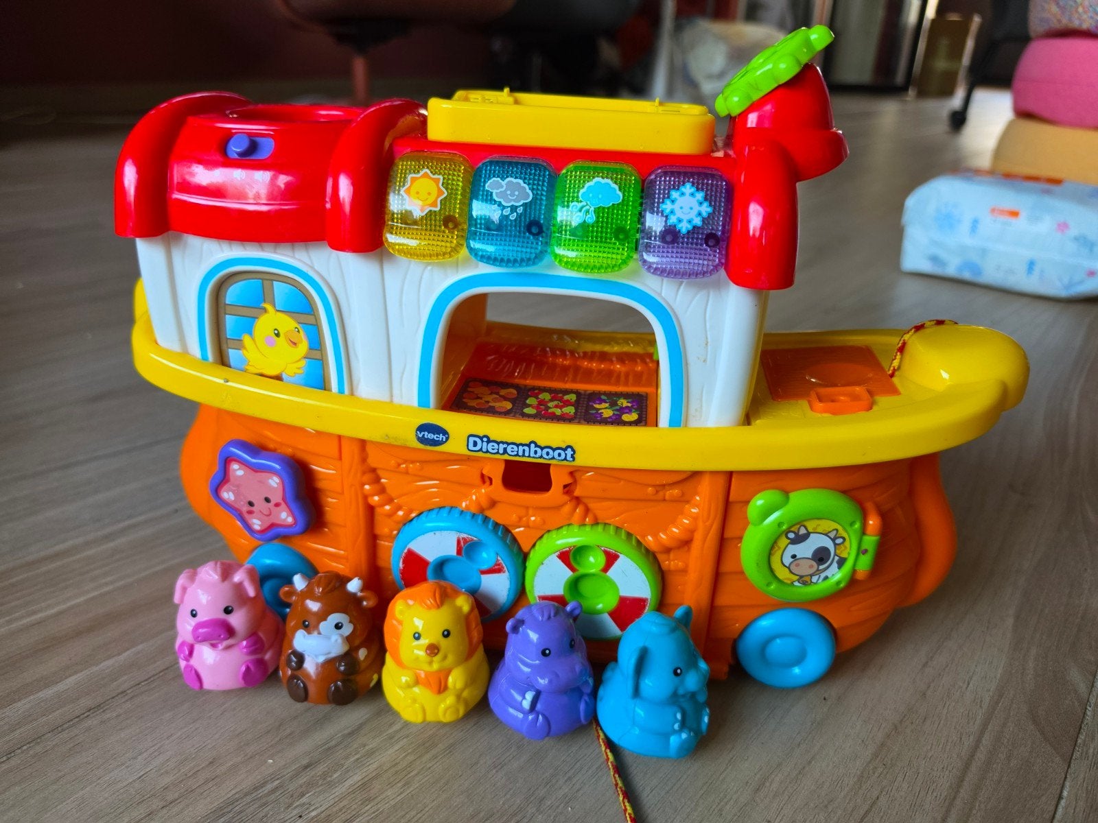 VTech Dierenboot met geluid - Werkt perfect!, Kinderen en Baby's, Speelgoed | Vtech, Ophalen of Verzenden