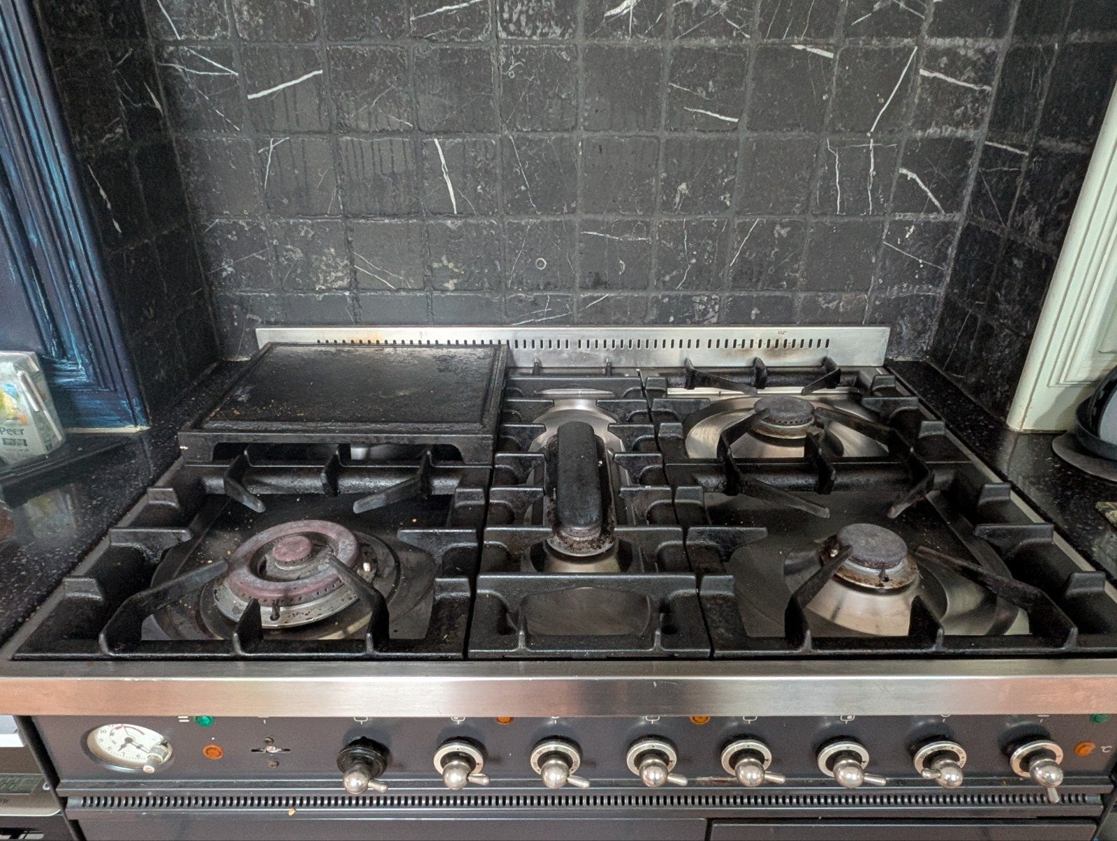 Boretti gasfornuis met dubbele oven, Witgoed en Apparatuur, Ophalen, Gebruikt, 60 cm of meer, Gas
