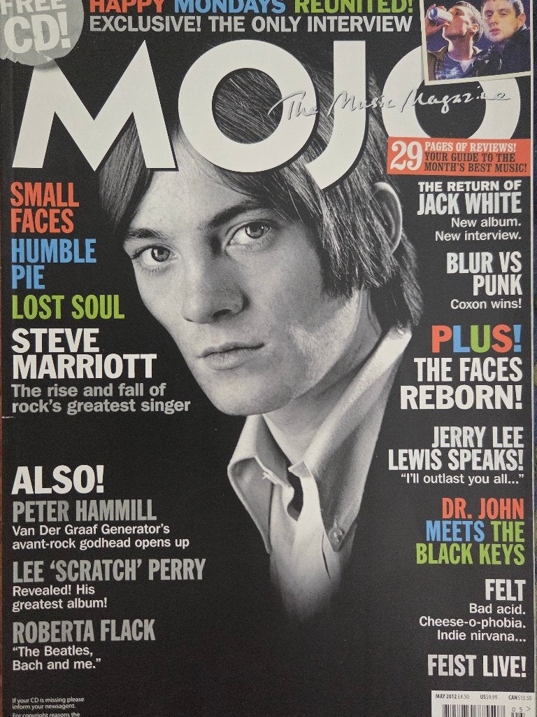 MOJO 5-2012 Mariott Hammill Happy Mondays Dr John Felt, Ophalen of Verzenden, Zo goed als nieuw, Muziek, Film of Tv