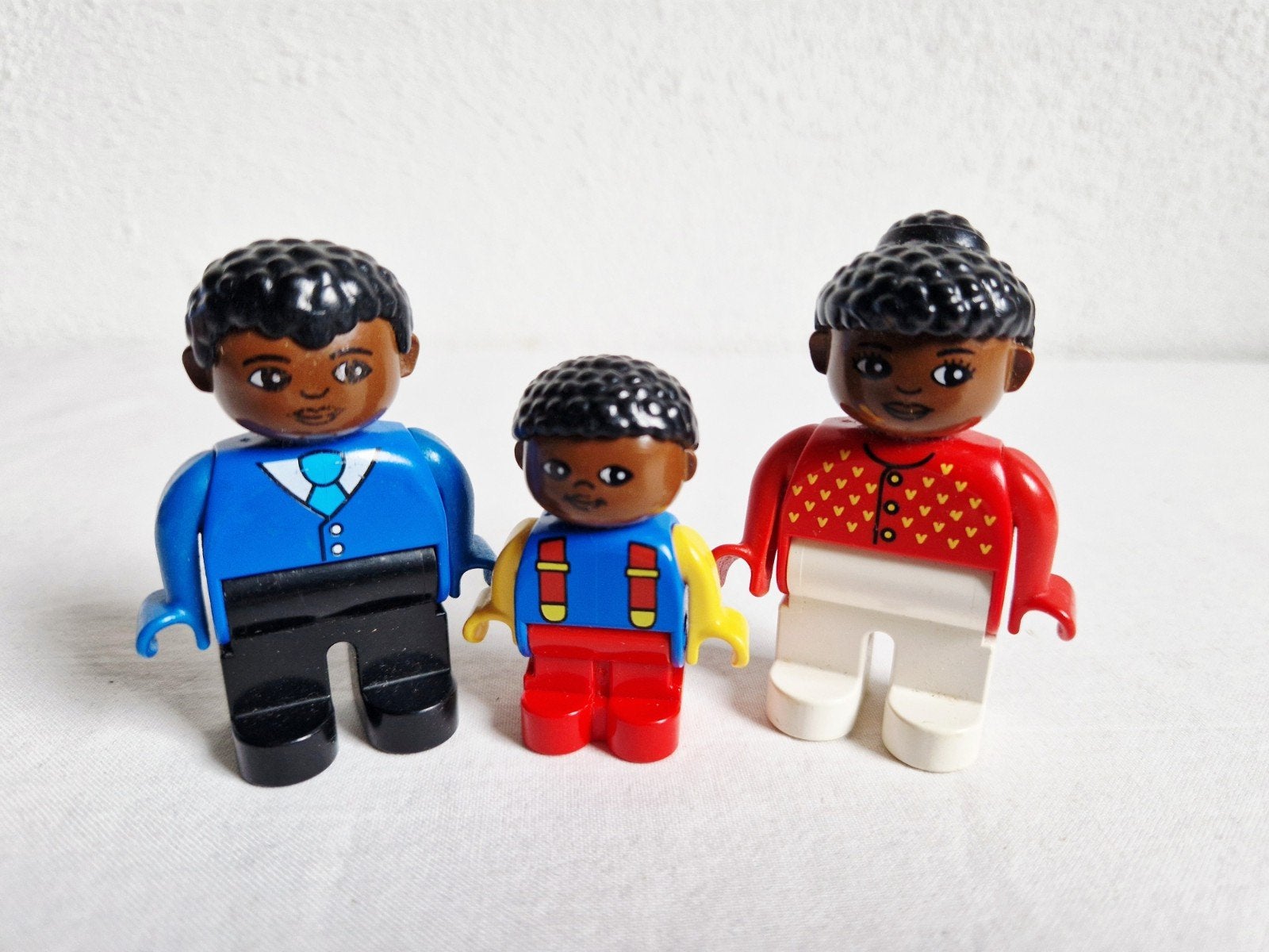 Duplo poppetjes afrikaans gezin getint, Ophalen of Verzenden, Gebruikt, Duplo