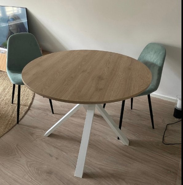 IKEA MARIEDAMM tafel, Ophalen, Zo goed als nieuw, Rond, 100 tot 150 cm