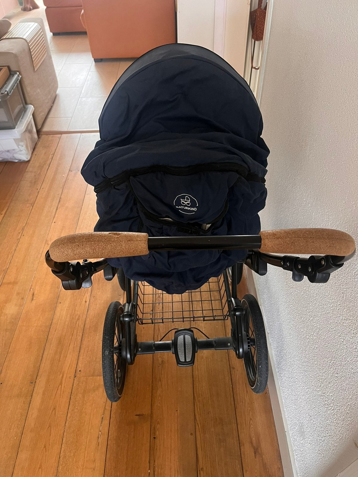 Naturkind kinderwagen, Kinderen en Baby's, Kinderwagens en Combinaties, Gebruikt, Luchtbanden, Ophalen, Kinderwagen