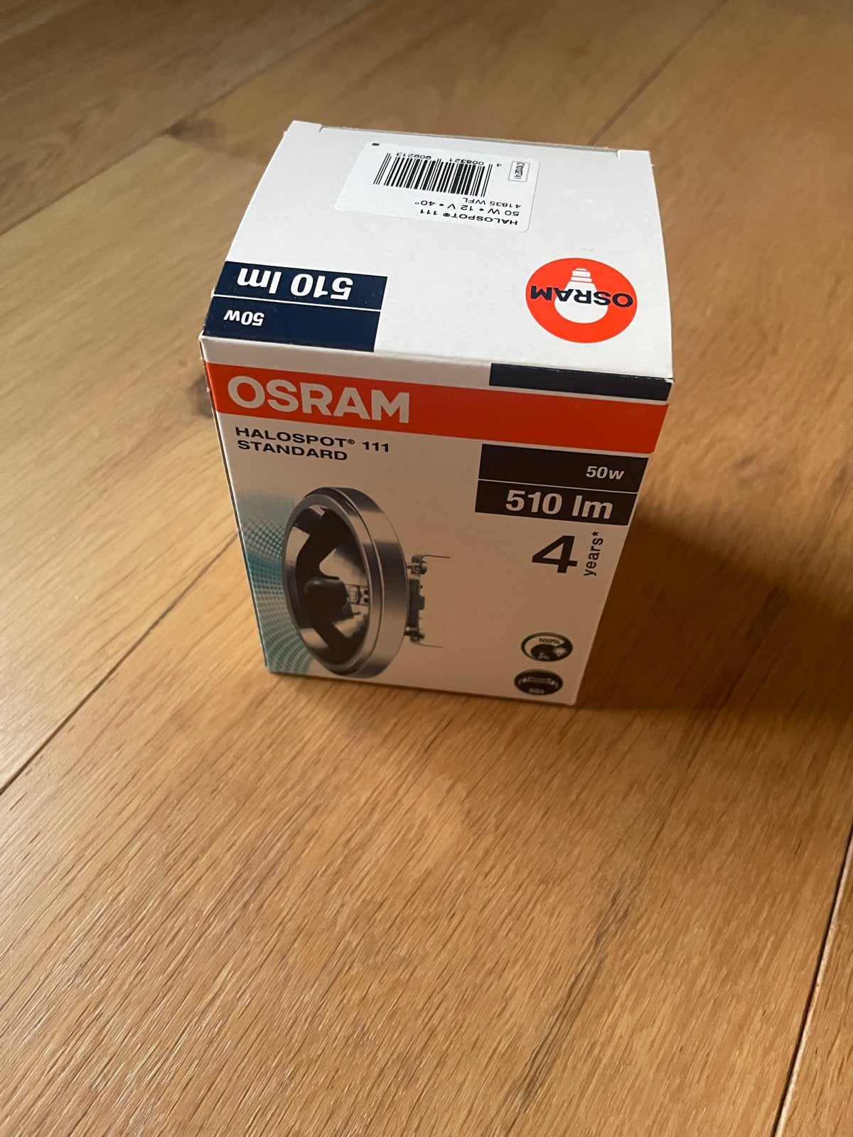Osram Halospot 111 50W 12V G53 - 6 nieuw + 12 gebruikt, Ophalen of Verzenden, Gebruikt, GU5.3, Osram