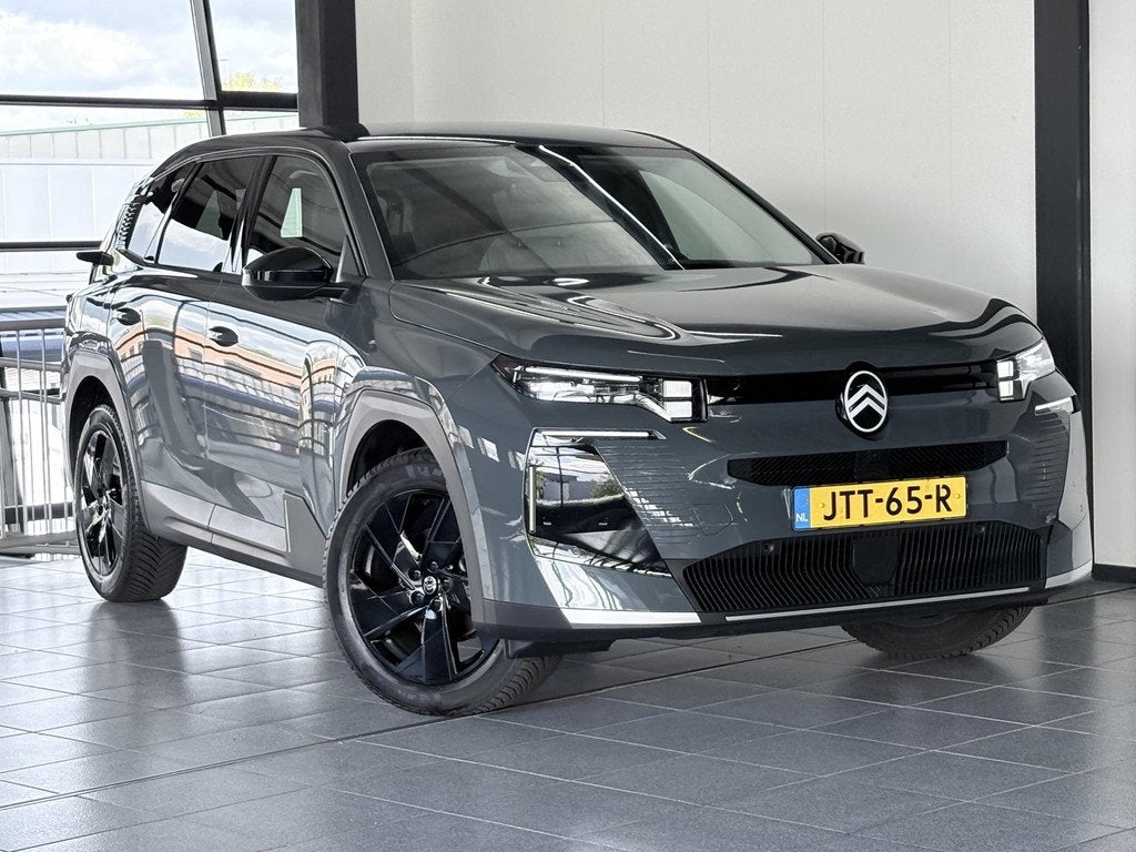 Citroen C5 Aircross 1.2 Hybrid 145 Max Automaat, Adapt Cruis, Auto's, Euro 6, 1199 cc, C5 Aircross, Leder en Stof