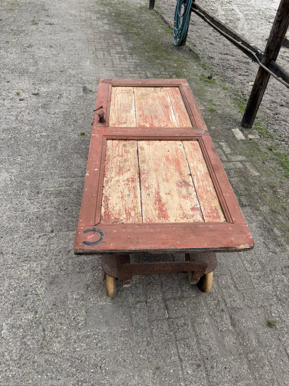 Uniek  salontafel, Ophalen, Gebruikt, 50 tot 100 cm, Iets aparts