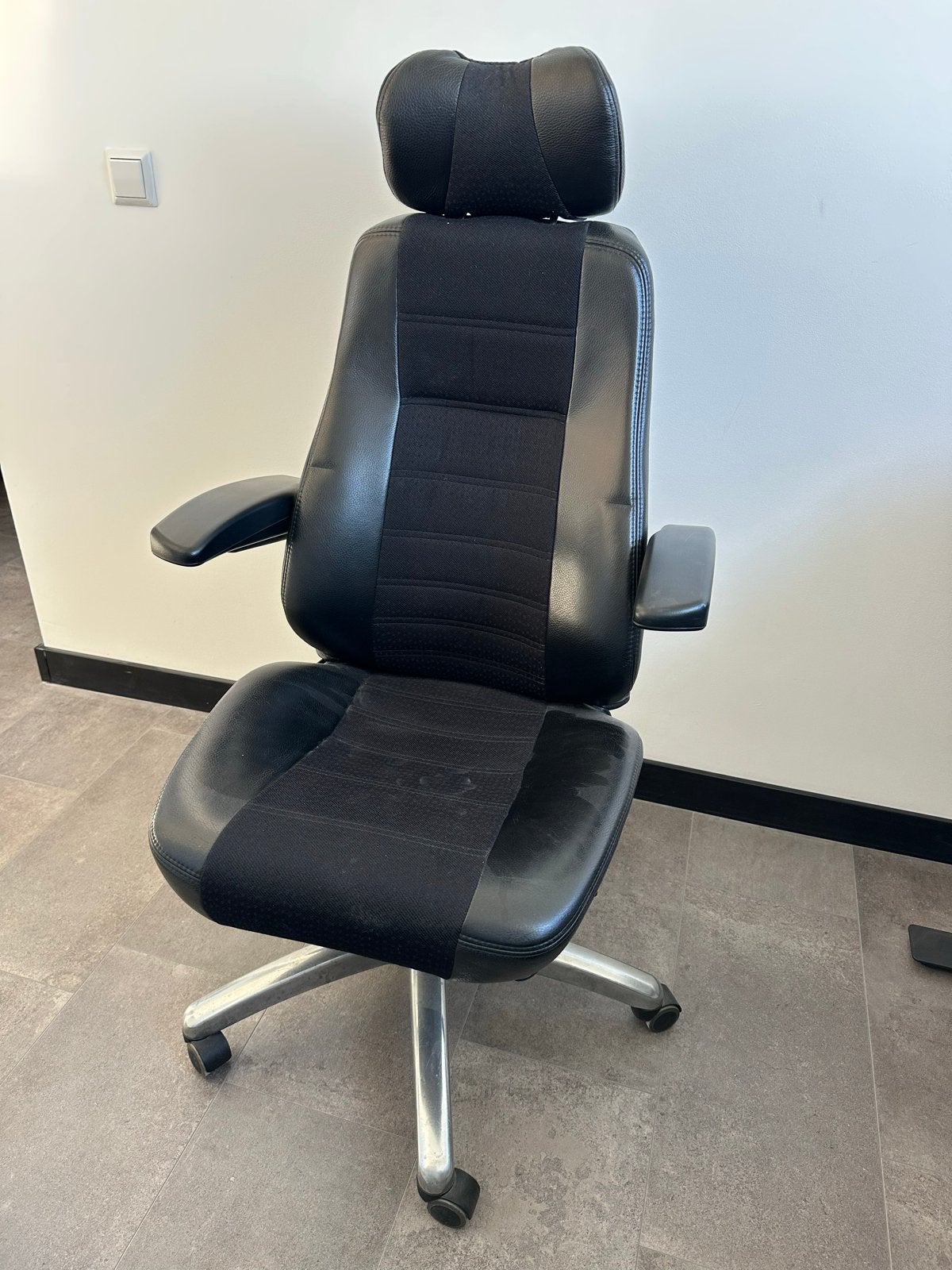 Professionele Bureaustoel met Hoofdsteun - Ergonomis
