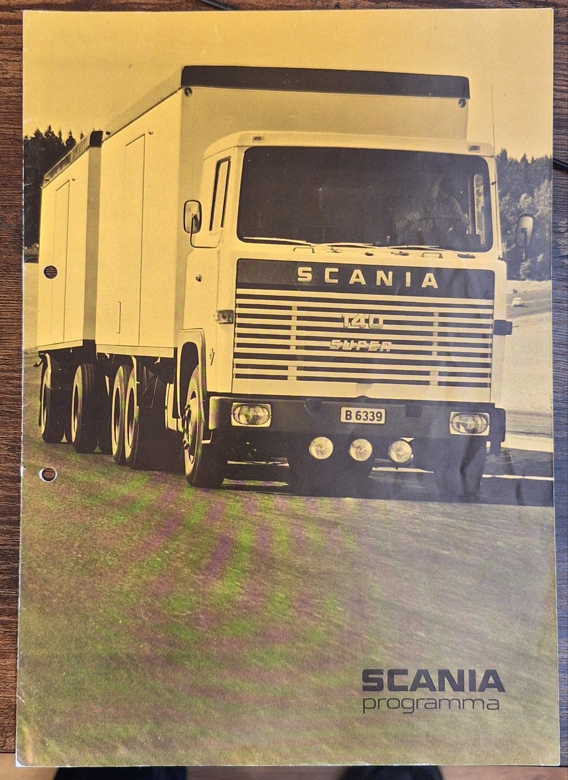 Scania Programma brochure - vrachtwagens (jaren '70), Ophalen of Verzenden, Gelezen, Overige merken, Scania