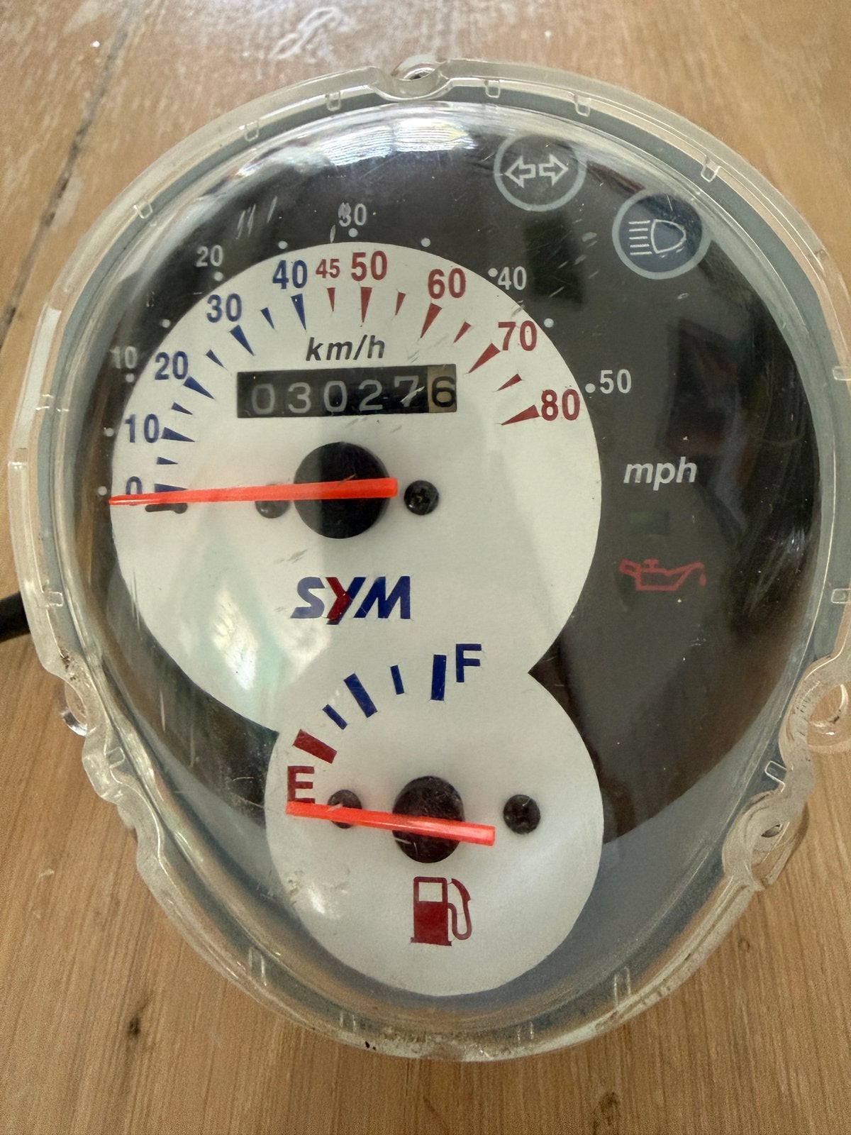 Sym mio kilometer teller, Ophalen of Verzenden, Gebruikt, Overige typen, SYM