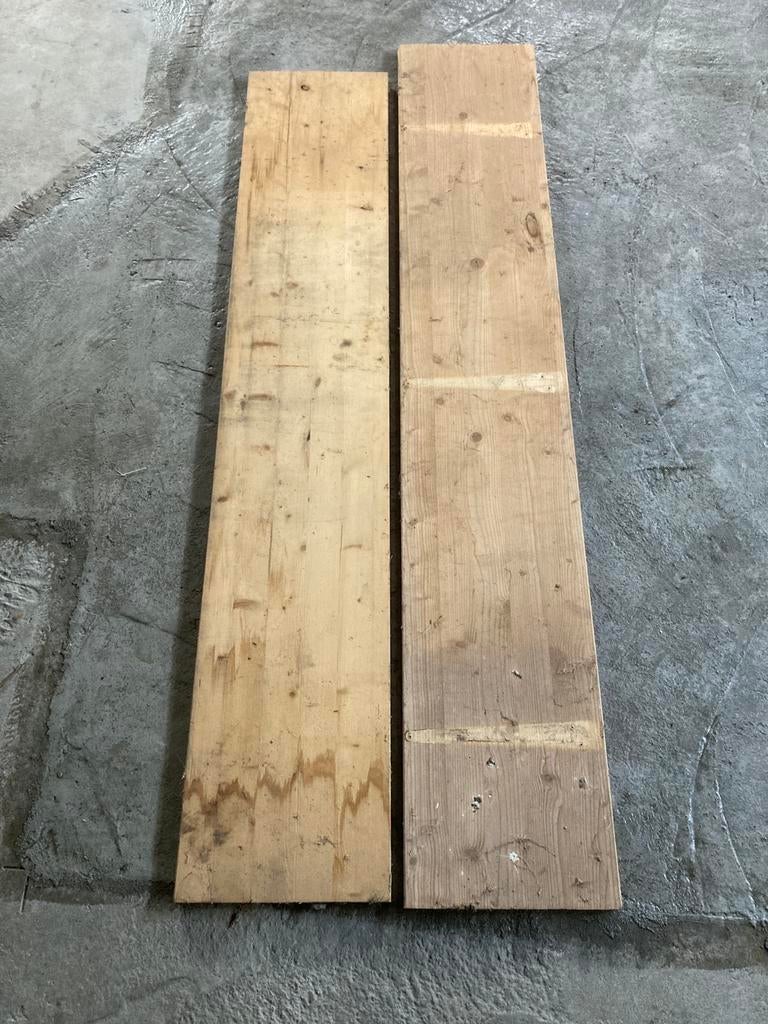 Twee grenen wandplanken, Huis en Inrichting, Woonaccessoires | Wandplanken en Boekenplanken, Ophalen, Zo goed als nieuw