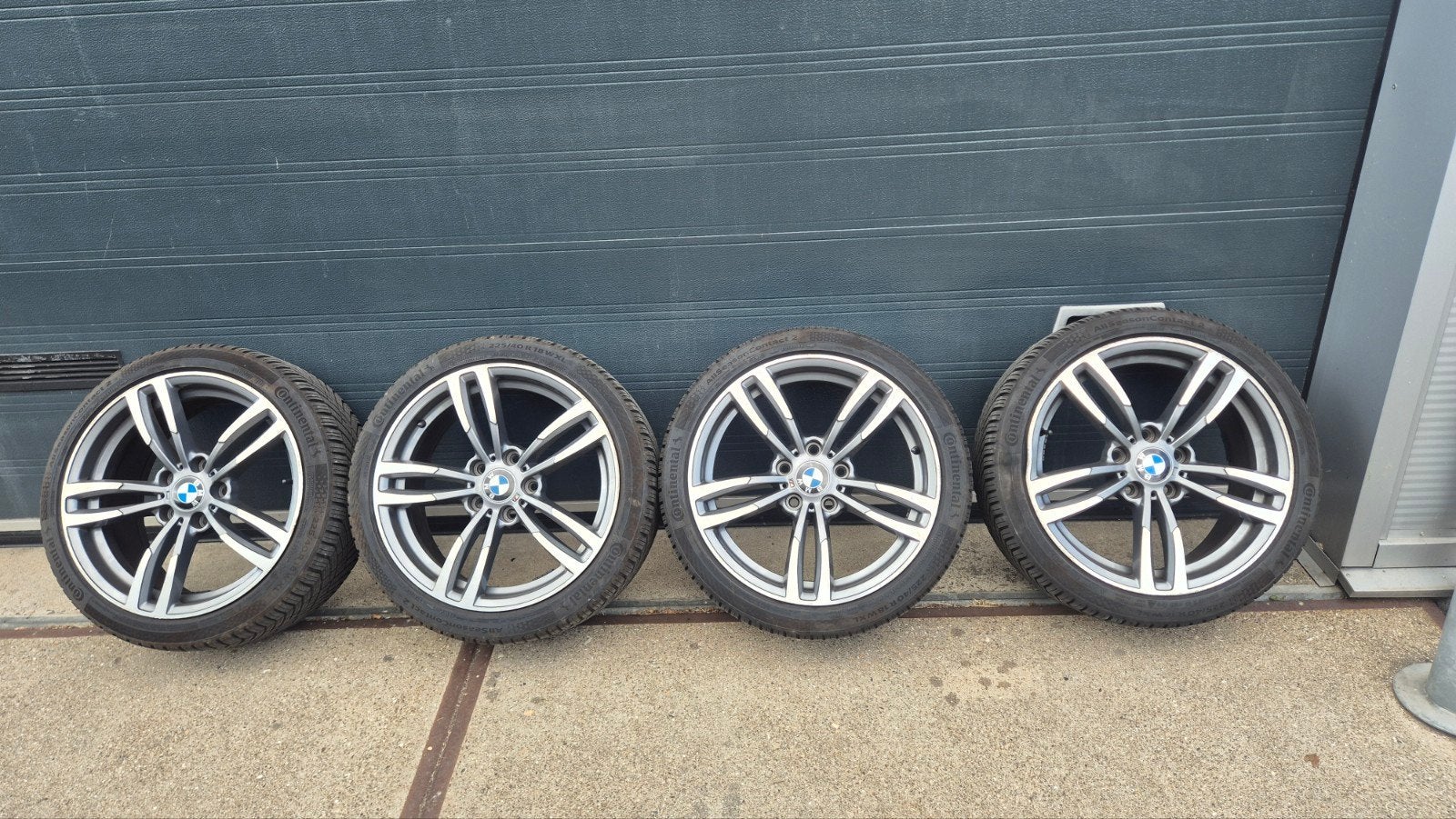 BMW M velgen 18 inch AllSeason banden, Auto-onderdelen, Banden en Velgen, Ophalen, 18 inch, Gebruikt, Banden en Velgen