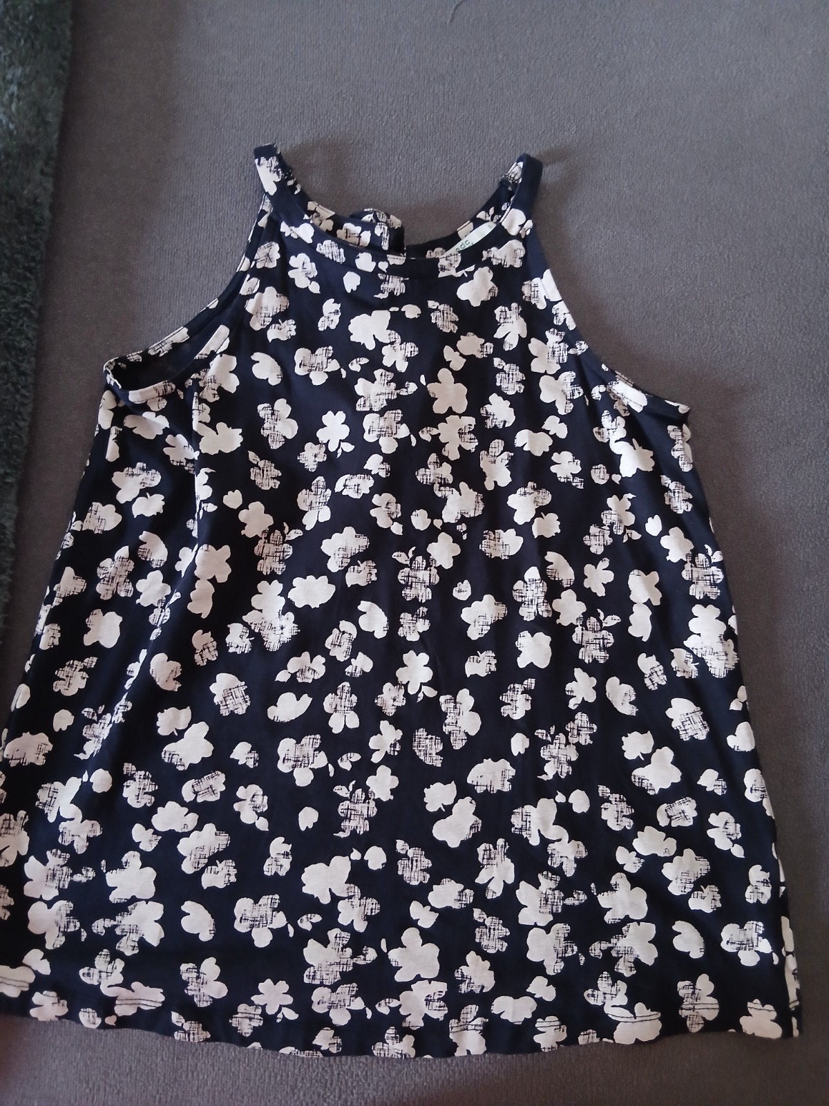 EDC by Esprit top met bloemenprint, maat S, Ophalen, Zwart, EDC by Esprit, Zo goed als nieuw