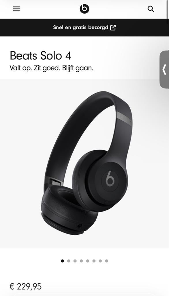 Beats by Dre Solo 4 Koptelefoon (Nieuw + Geseald), Audio, Tv en Foto, Koptelefoons, Ophalen of Verzenden, Nieuw, Beats, Draadloos