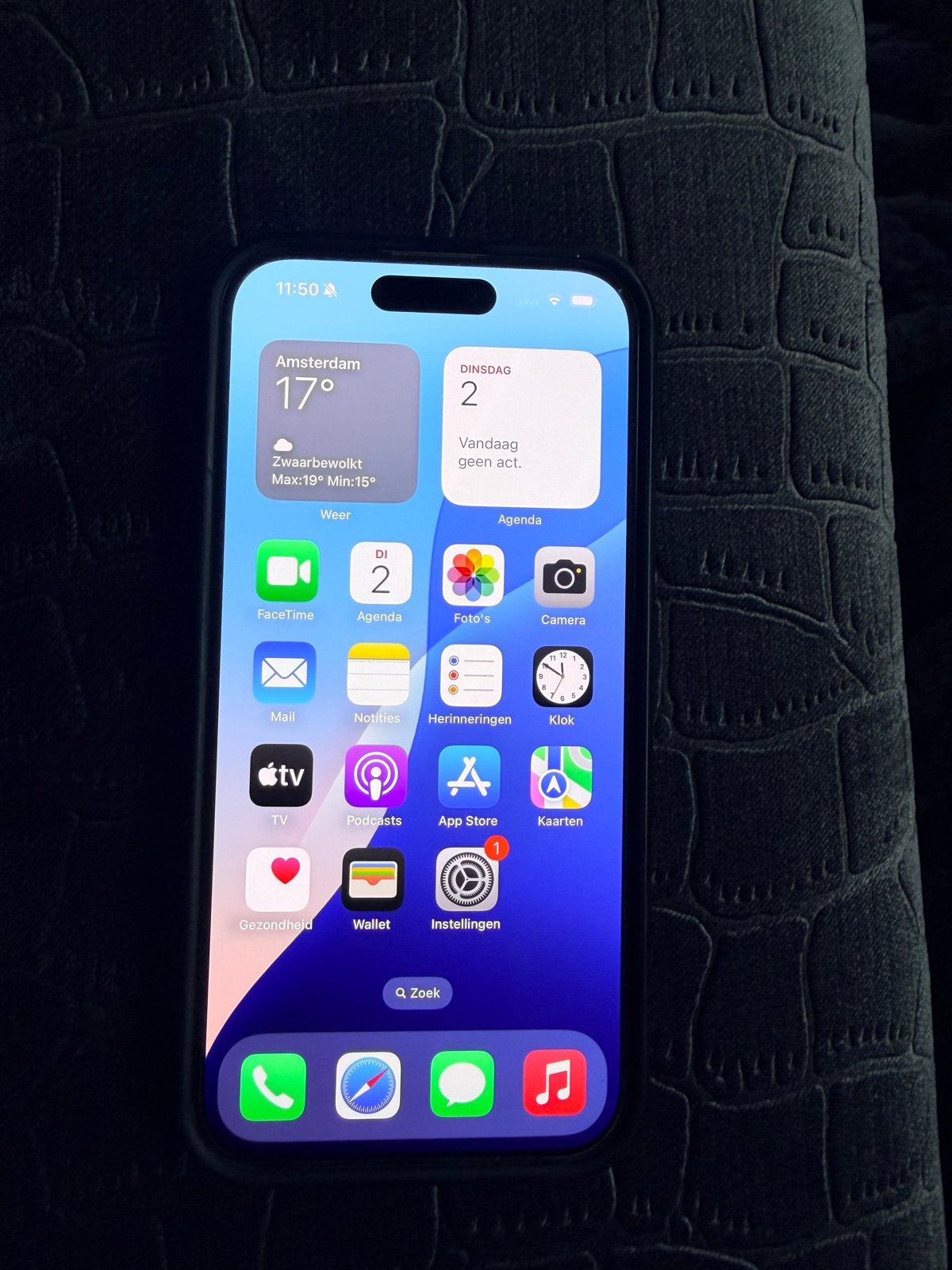 iPhone 15 Pro 128gb Zilver - Zo goed als nieuw, Telecommunicatie, Mobiele telefoons | Apple iPhone, 128 GB, Ophalen of Verzenden