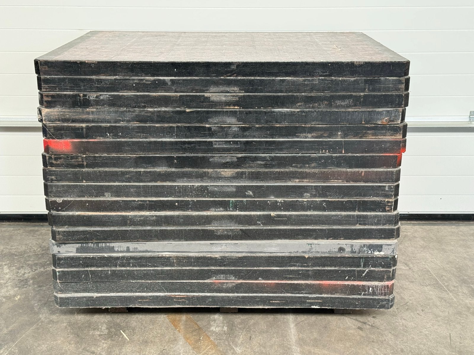 Robuuste hardhouten Schotten  (betonplex) 145x110x6 cm, Ophalen of Verzenden, Gebruikt