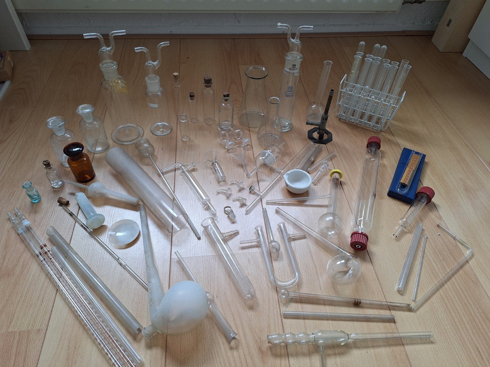 laboratorium glaswerk, Antiek en Kunst, Ophalen of Verzenden