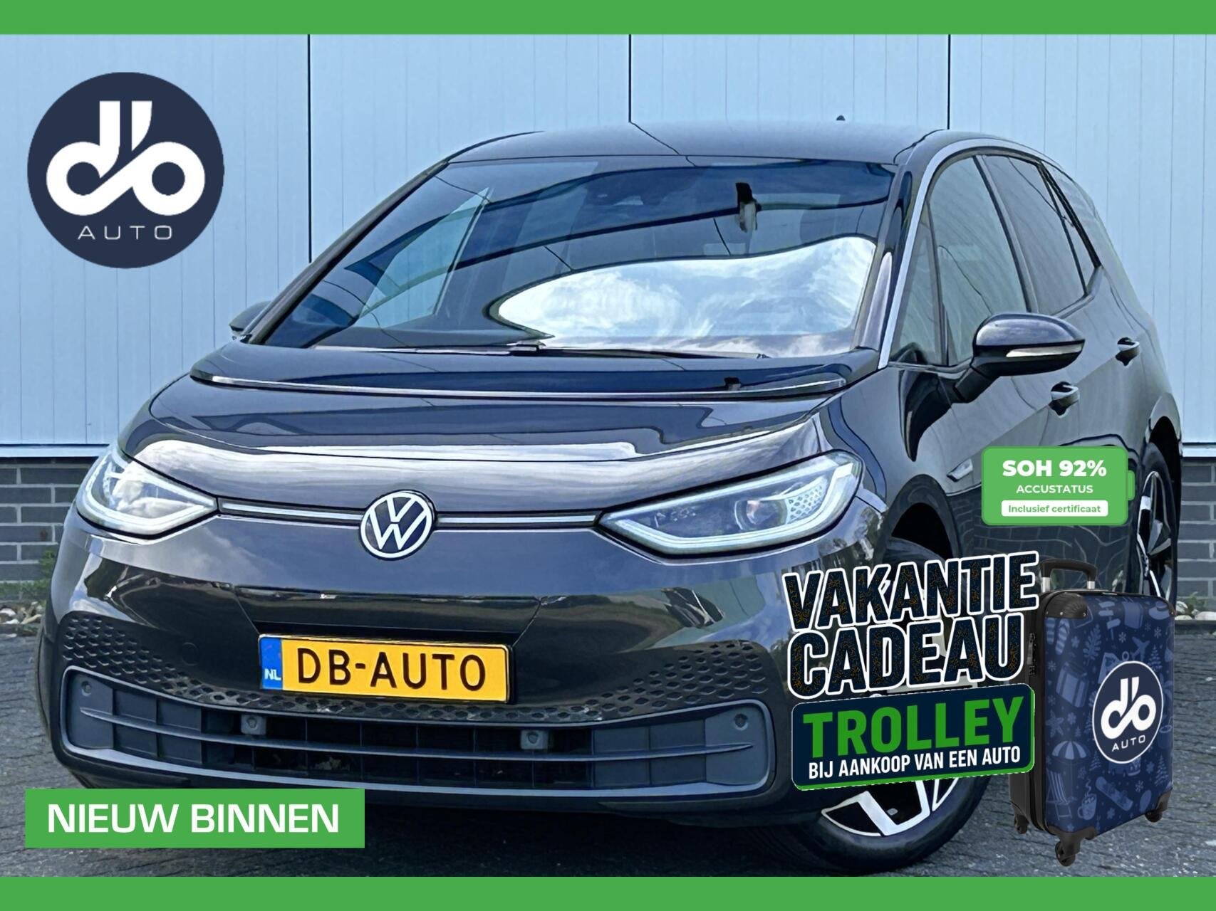 Volkswagen ID.3 Pro 58 kWh SOH 92% I PDC + CAMERA I STOEL V., Auto's, Automaat, Achterwielaandrijving, Gebruikt, Zwart