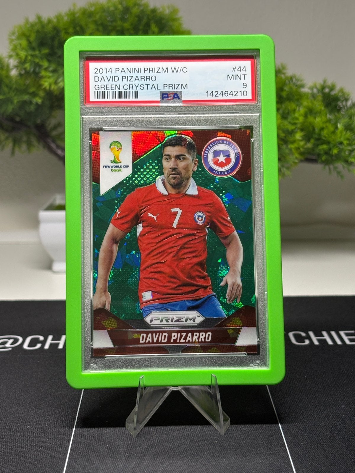 Panini prizm world cup 2014 /25 Pizarro PSA 9 kaart, Ophalen of Verzenden, Zo goed als nieuw, Plaatje