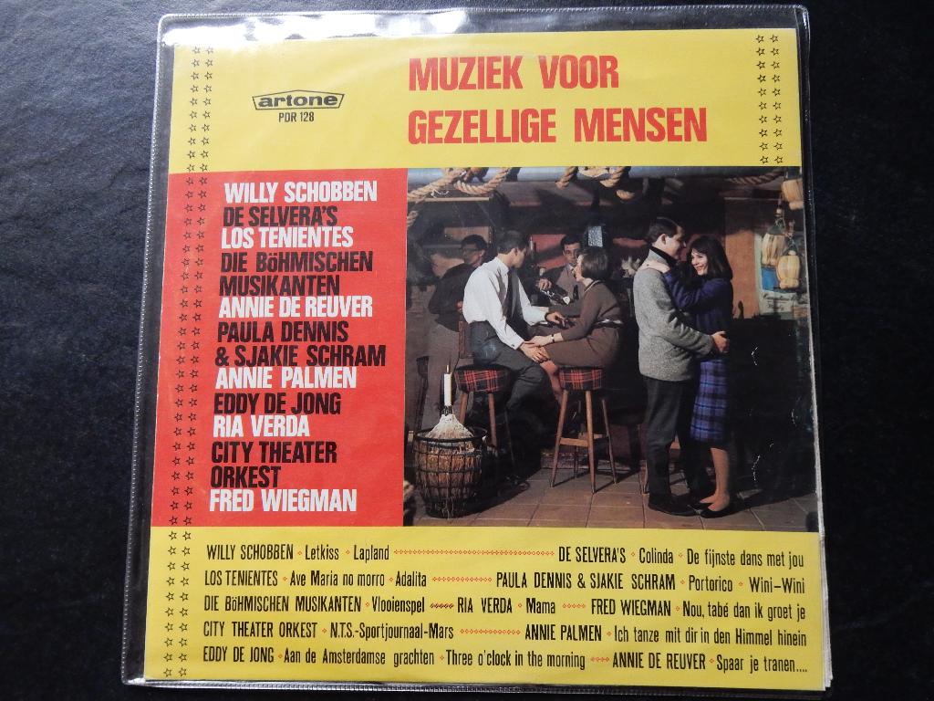 Muziek voor gezellige mensen 1 - Various (LP), Ophalen of Verzenden, Gebruikt, 12 inch, Levenslied of Smartlap