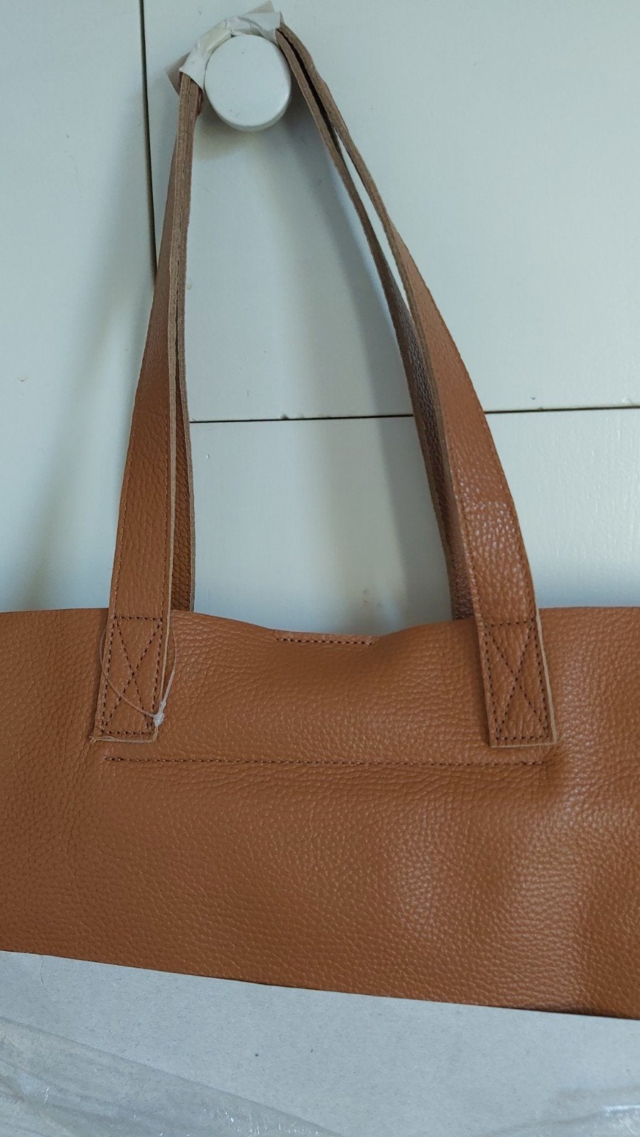 Nieuwe cognackleurige Shabbies tas - echt leder, Ophalen of Verzenden, Nieuw, Bruin, Handtas