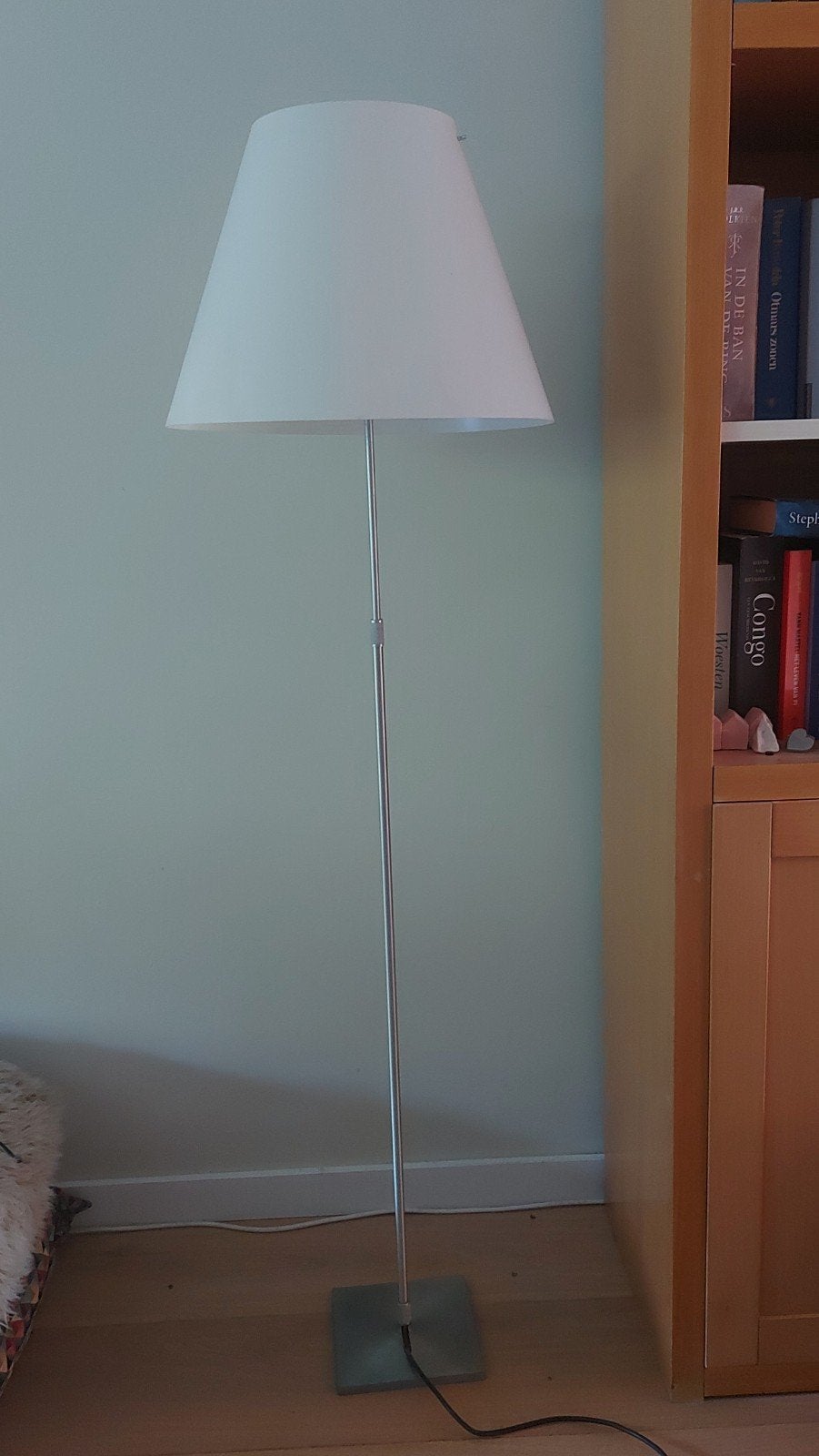 Vloerlamp Luceplan Constanza., Ophalen, Gebruikt, E27 (groot), Textiel