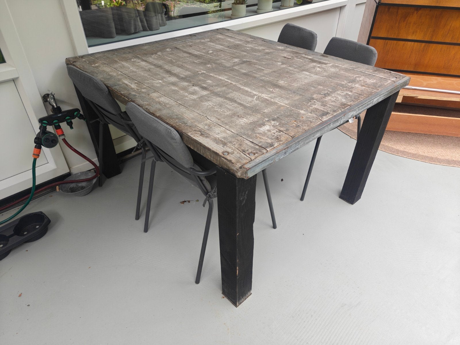 Steenschot tafel, Ophalen, Gebruikt, Rechthoekig, Hout
