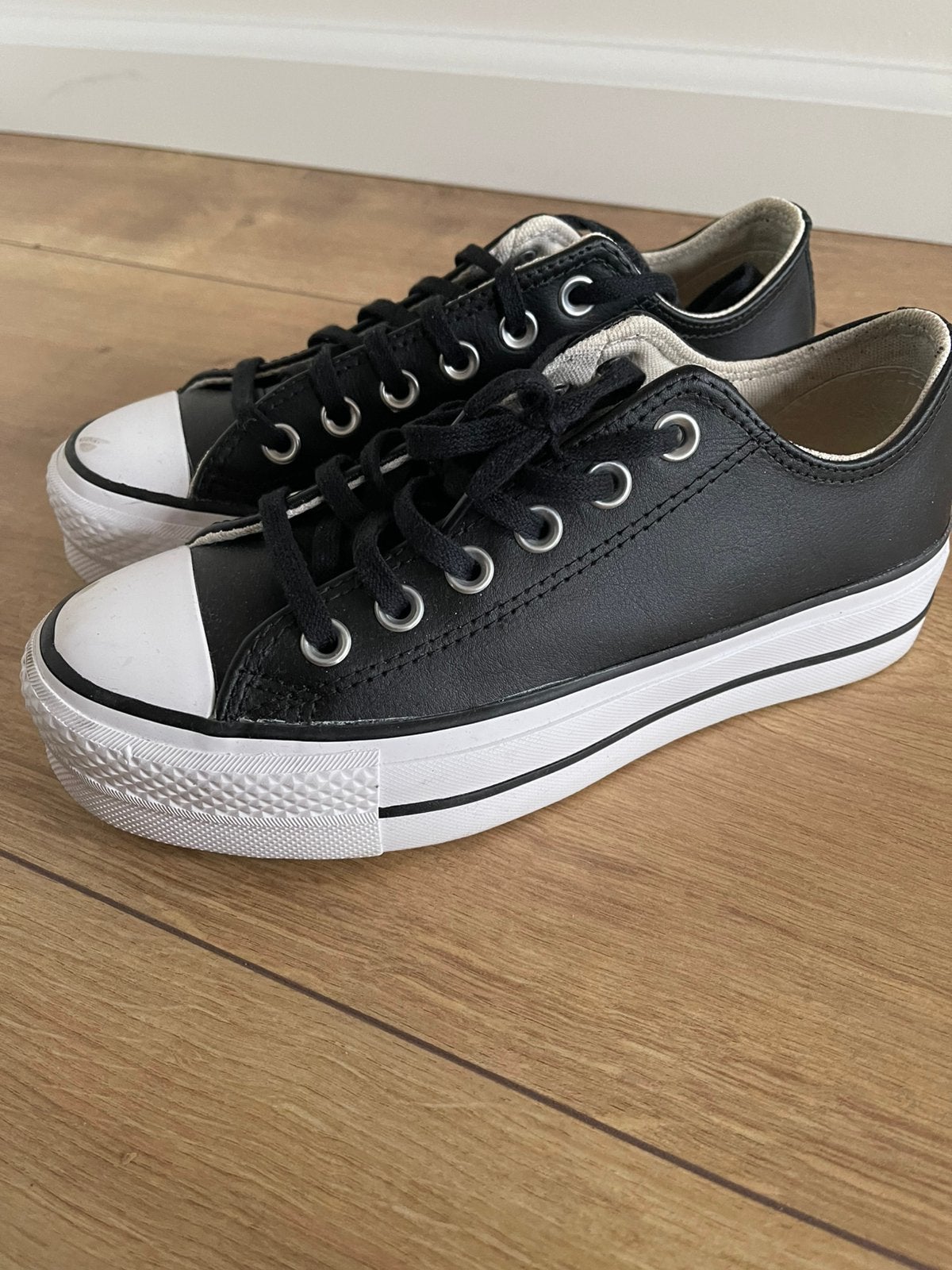 Converse Chuck Taylor All Star  platform sneakers, Zwart, Ophalen of Verzenden, Sneakers of Gympen, Gedragen