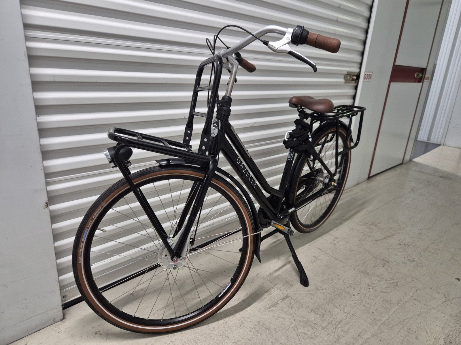 Gazelle transportfiets met versnellingen en fietskrat, Ophalen, 47 tot 50 cm, Versnellingen, Zo goed als nieuw
