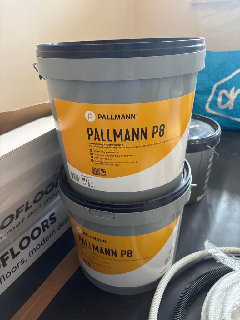Parketlijm pallmann P8 A+B, Ophalen, Overige materialen, 30 cm of meer, 50 tot 150 cm