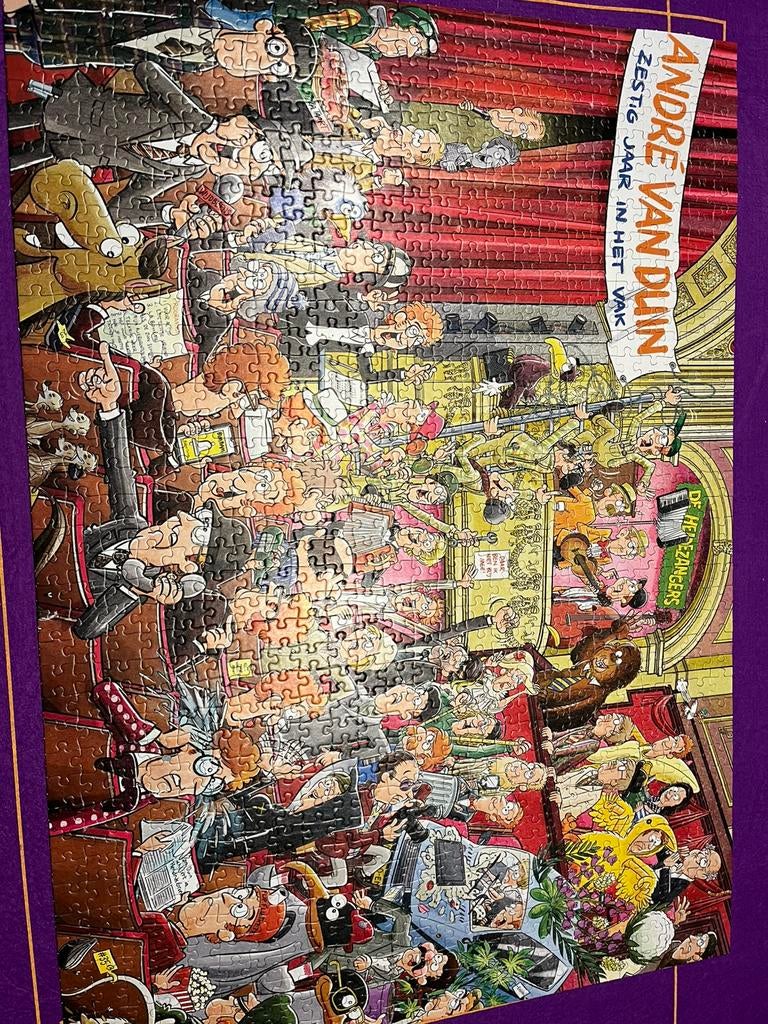 Puzzel van Andre van Duin, Hobby en Vrije tijd, Denksport en Puzzels, Ophalen, 500 t/m 1500 stukjes, Zo goed als nieuw