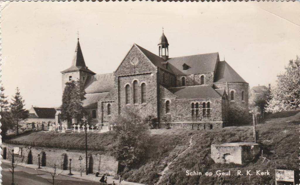 schin op geul- r.k. kerk, Verzenden, 1940 tot 1960, Limburg