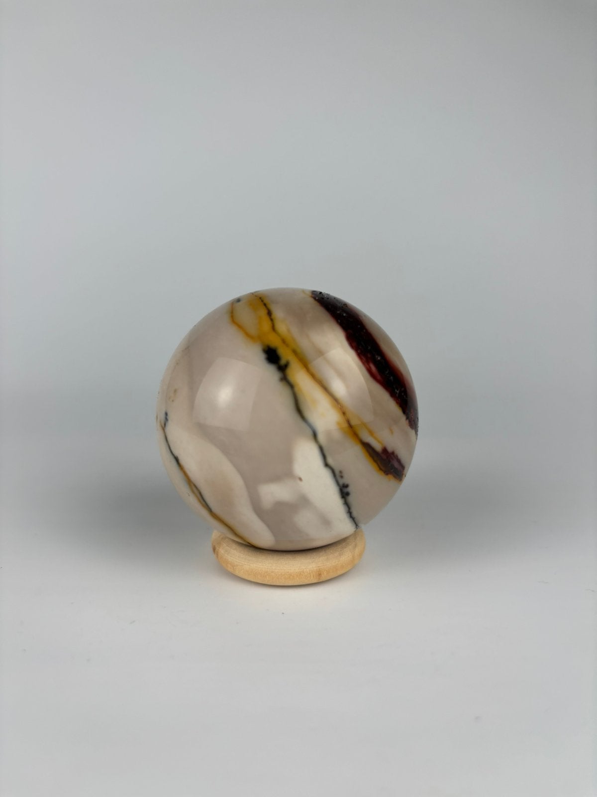 Mookaiet bol 4,5 cm, Ophalen of Verzenden, Mineraal
