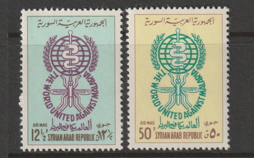 TSS Kavel 40172 Syrië   PF minr 786-787 malaria, Ophalen, Postfris, Midden-Oosten