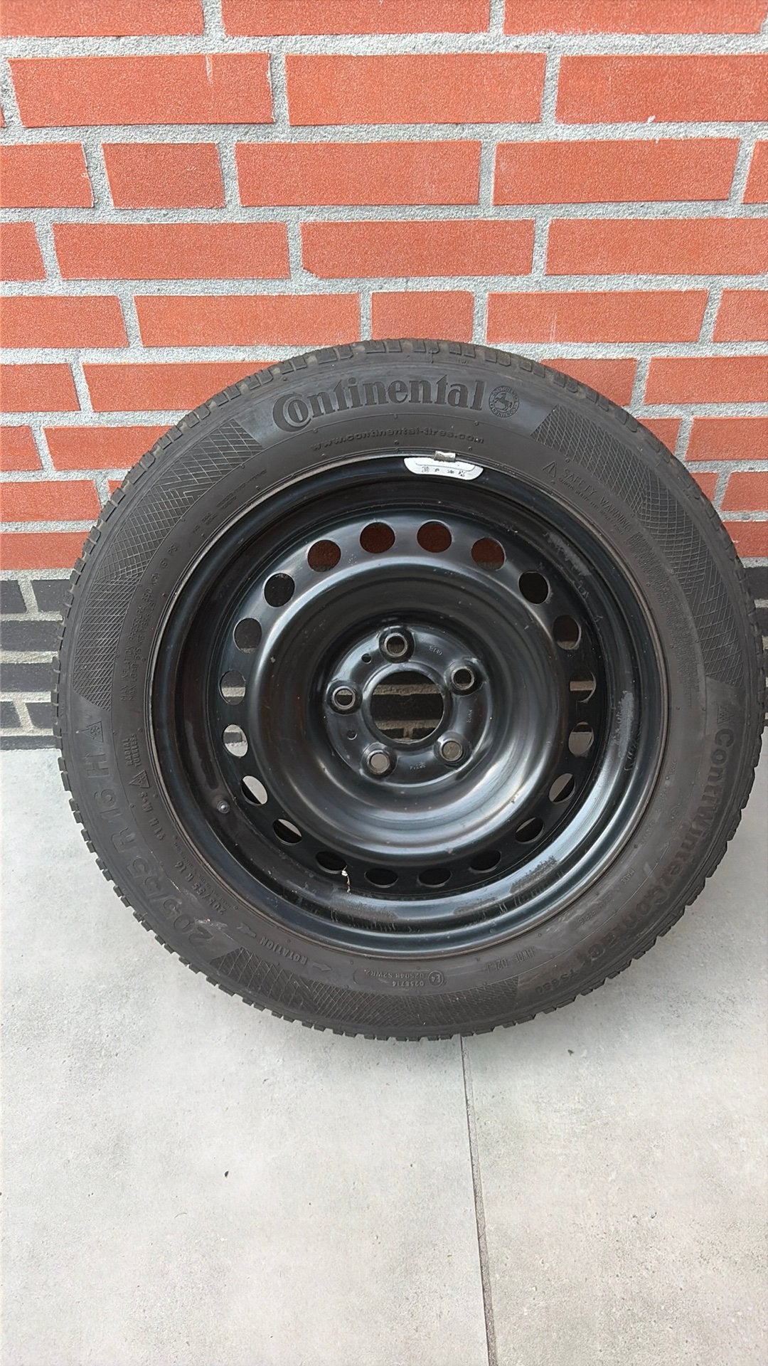 Set van vier winterwielen., Auto-onderdelen, Ophalen, Gebruikt, 16 inch, Banden en Velgen
